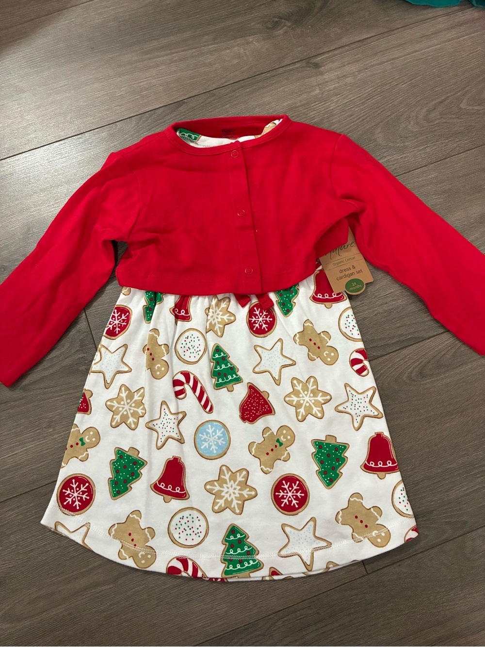 Christmas dress- touched by nature- girls- 24 months